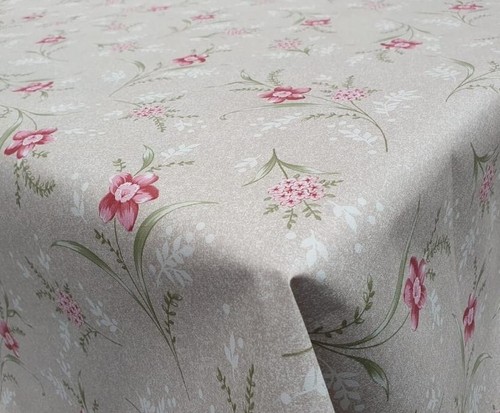 Pink green floral leaves - floral,