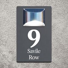 Custom Solar LED House Sign