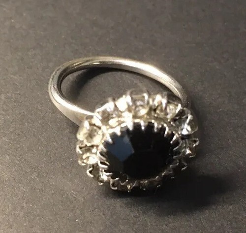 Vintage silver tone black - vintage,