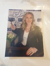 SIGNED 8" X 6" COLOUR PHOTO-CAROLINE HAWLEY-BARGAIN HUNT,ANTIQUES ROAD TRIP ETC