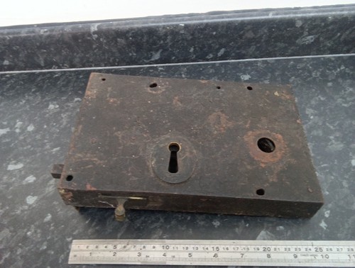 Vintage rim lock - vintage, no