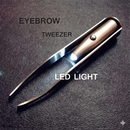 1pc tweezer with led - with, light
