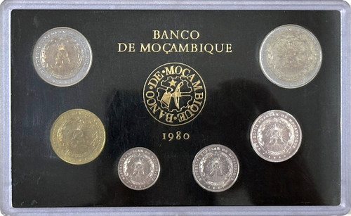 Mozambique set 6 coins - mozambique,, of