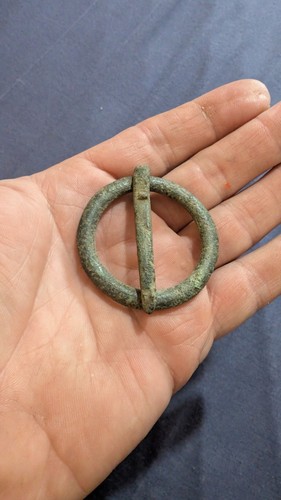 Medieval annular ring brooch - medieval,