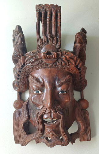 Vintage hand carved - carved, wooden