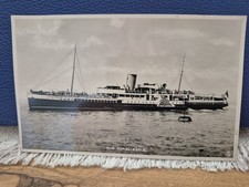 6  VINTAGE POSTCARDS ROYAL EAGLE PADDLE STEAMER EXTRIOR & INTERIOR 