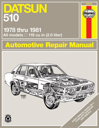 Datsun violet owner workshop - datsun,