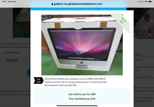 This apple imac - is,