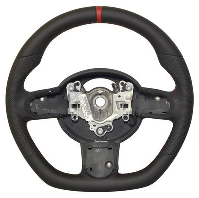 Leather steering wheel - steering,