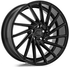 Alloy Wheels 19" 1AV ZX1 Black Gloss For Vauxhall Astra VXR [H] 05-09