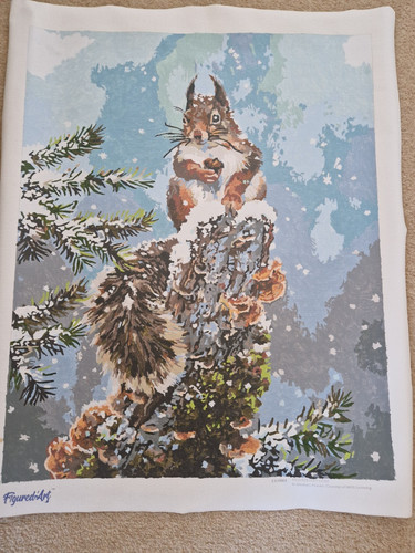 Original painting squirrel - painting,