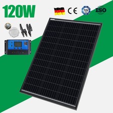 12V Full Black Solar Panel Kit