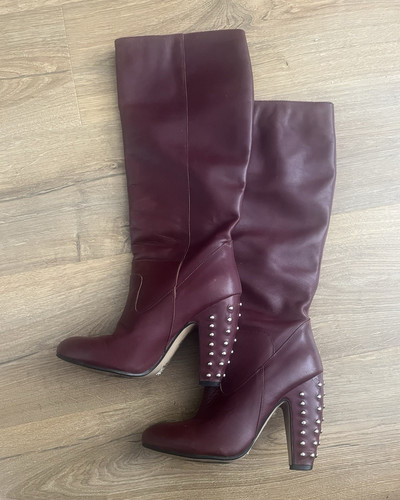 Topshop womens burgundy - womens,