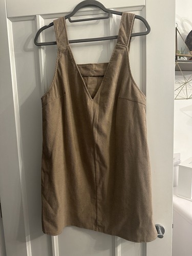 Beige cord dress - cord,