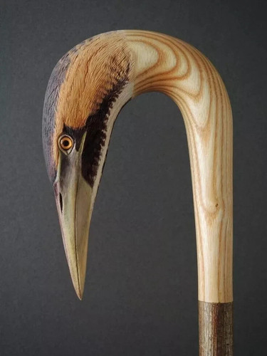 Wooden walking stick hand - wooden,