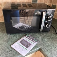 Dunelm Manual Microwave Oven - 30685413 - Black