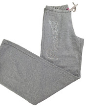 Pineapple Grey Jogging Bottoms Size 6 Loungewear Jogger Diamante Logo Drawstring