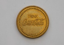 "TRINK COCA-COLA" (DRINK COCA-COLA) BEVERAGE MACHINE TOKEN, FROM GERMANY
