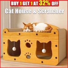Cat house scratcher - cat,