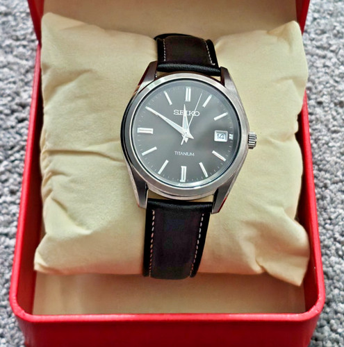Seiko sur377p1 titanium mens - sur377p1,