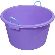 Purple Tub with Rope Handles