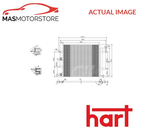 Air con condenser hart - a/c,