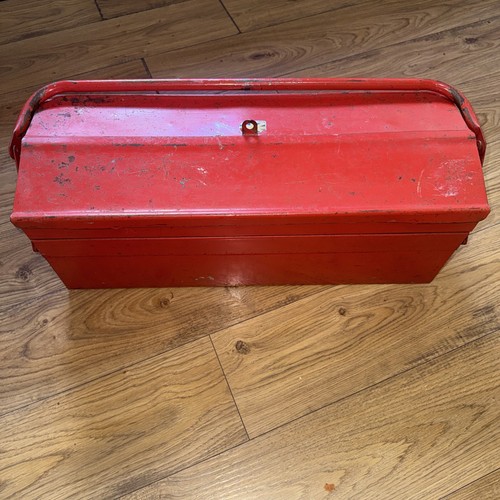 Vintage red metal cantilever - vintage,