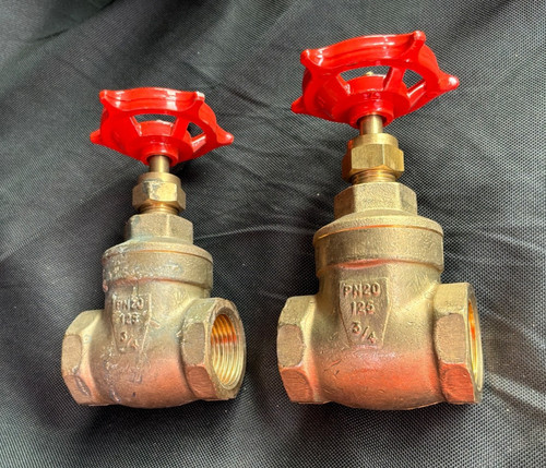 Inch brass gate - x, 3/4