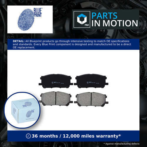 Brake pads set fits toyota - set,