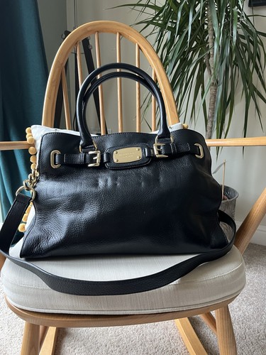 Michael kors black leather bag - kors,