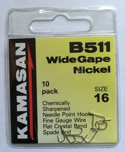 Kamasan b511 barbed spade end - spade,