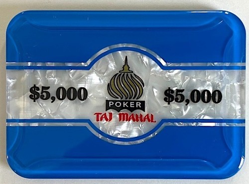 5000 taj mahal casino poker - $5000,