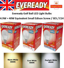 4.9W=40W LED Golf Ball Light Bulbs Small Edison Screw E14 SES Warm Cool Daylight