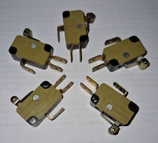 x5 SAIA-BURGESS Micro switch lever with roller from old Bellfruit cam machines