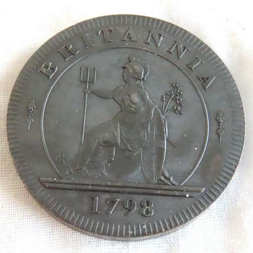 1798 george iii bronzed copper - george,