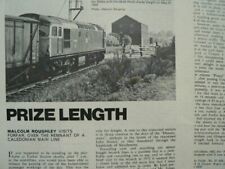 Forfar visit on remnant of a Caledonian main line - Railway magazine article