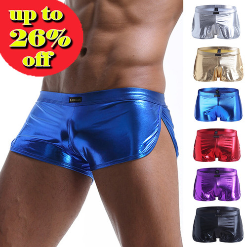 Men stretch boxer shorts shiny - boxer,