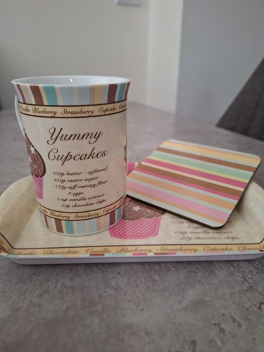 Yummy cupcakes mug - mug,, coaster