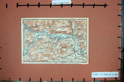 Original old antique print - original,
