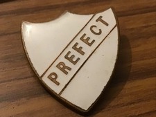 Vintage School White PREFECT