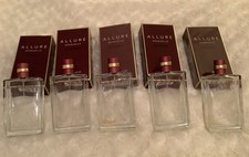 Chanel Allure 100ml Eau de Parfum x5 empty collectable perfume bottles bundle 