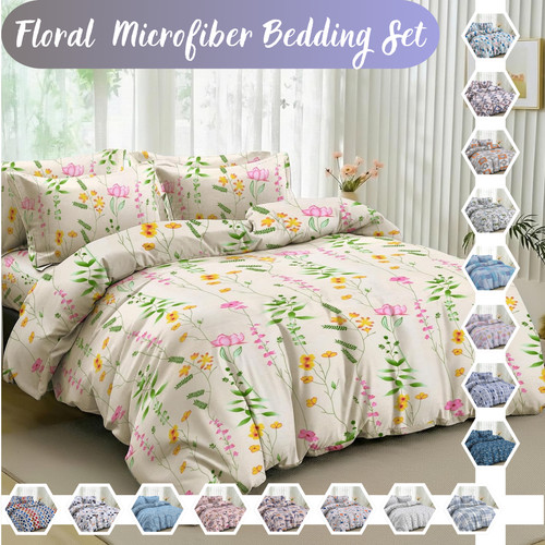 Soft floral microfiber - soft, duvet