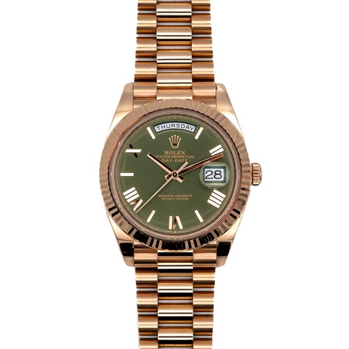 Rolex daydate 228235 olive - daydate,
