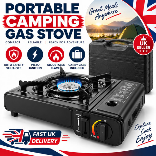 Portable camping gas stove - portable,