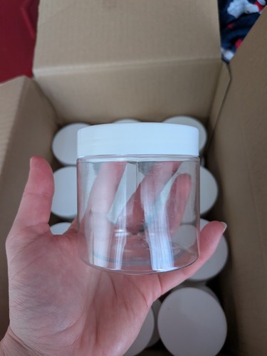 Pcs 200ml plastic - x, jar
