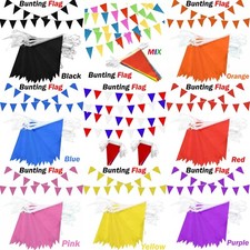 10M COLOUR BUNTING 20 FLAGS