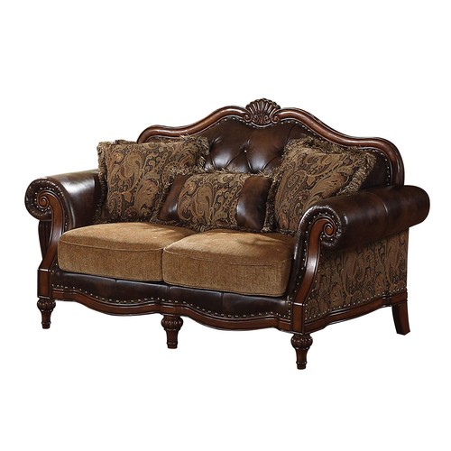 Brown faux leather - 70,