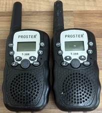 PROSTER T-388 Pair of Walkie Talkies – 8 Channel LCD – Battery Powered