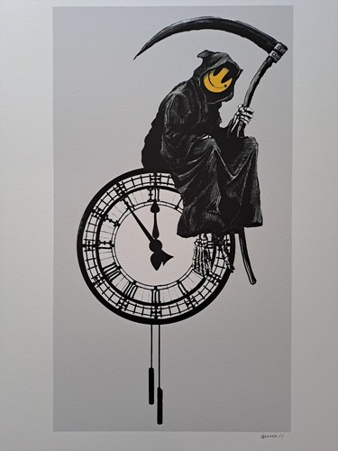 Banksy signed grin - banksy,