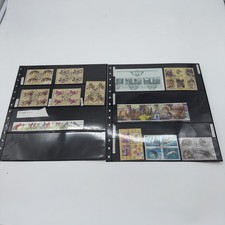 1980-1990’s Selection of Russian Stamps On Front And Reverse of Display Sheet 